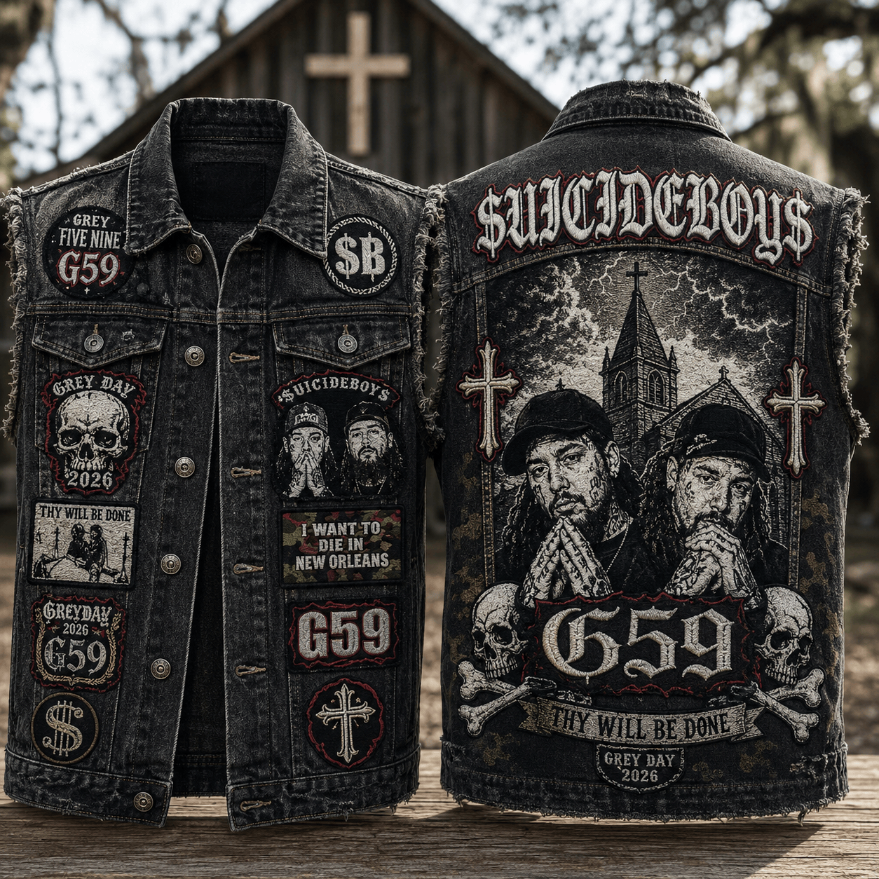 SCB PREMIUM DENIM VEST NVH