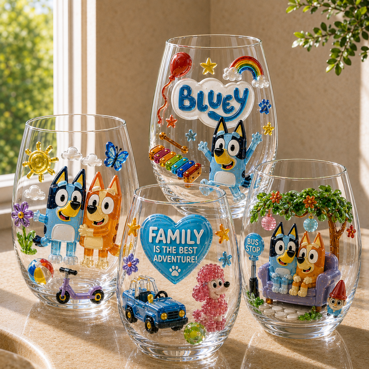 Premium BLU Whiskey Glass Set TMH