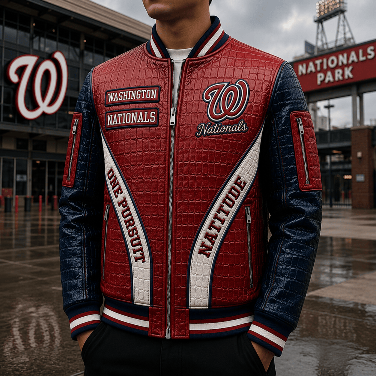 Premium WNT Leather Zipper Jacket PVNA