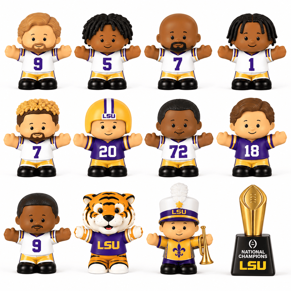 LSU Little People Collector Set TTNL