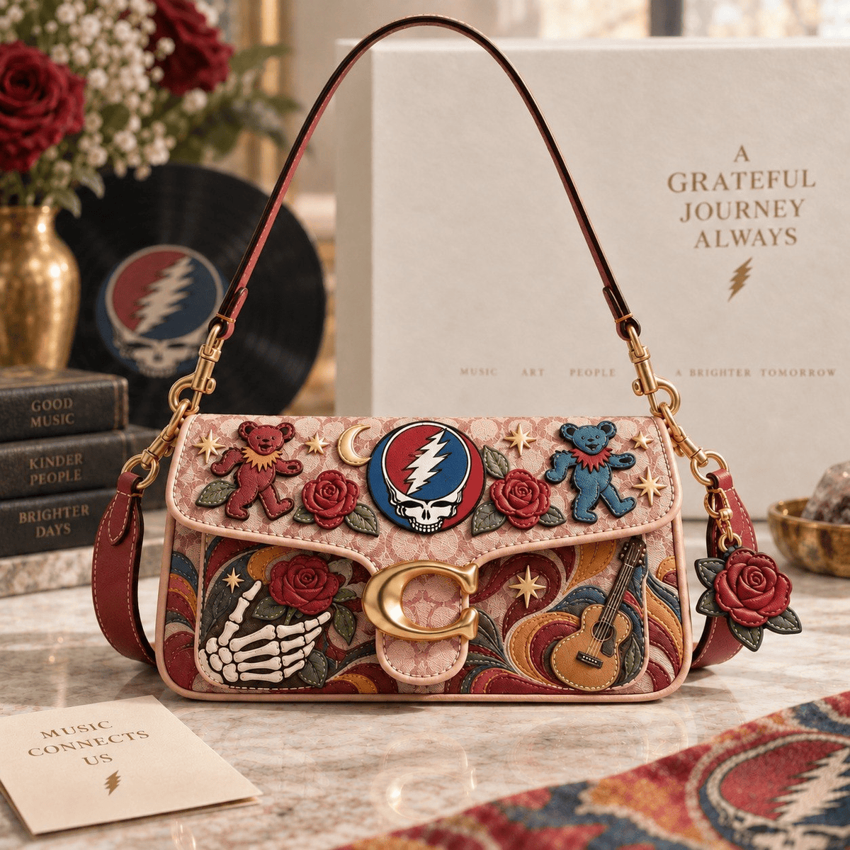 Premium GRFD Coach Shoulder Cross With Charm NPL