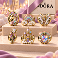 UNIC Gold Charm Bracelet Set PNPA