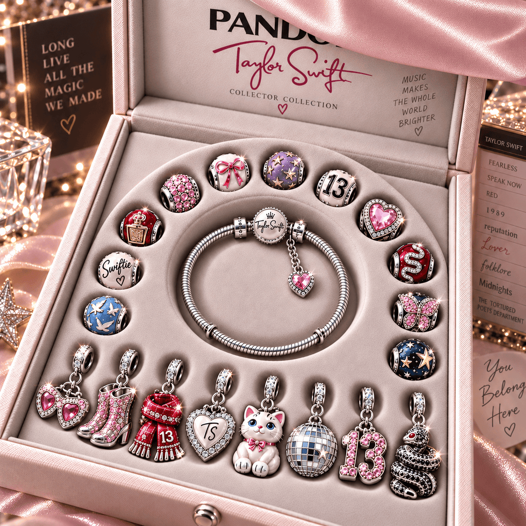 TLSW Silver Charm Bracelet Set NTTB