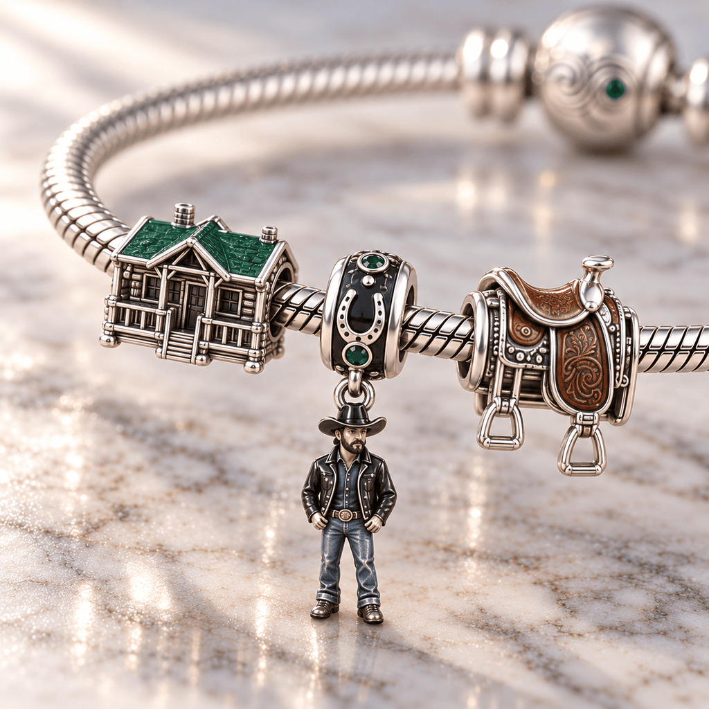 YLST Silver Charm Bracelet Set HQH
