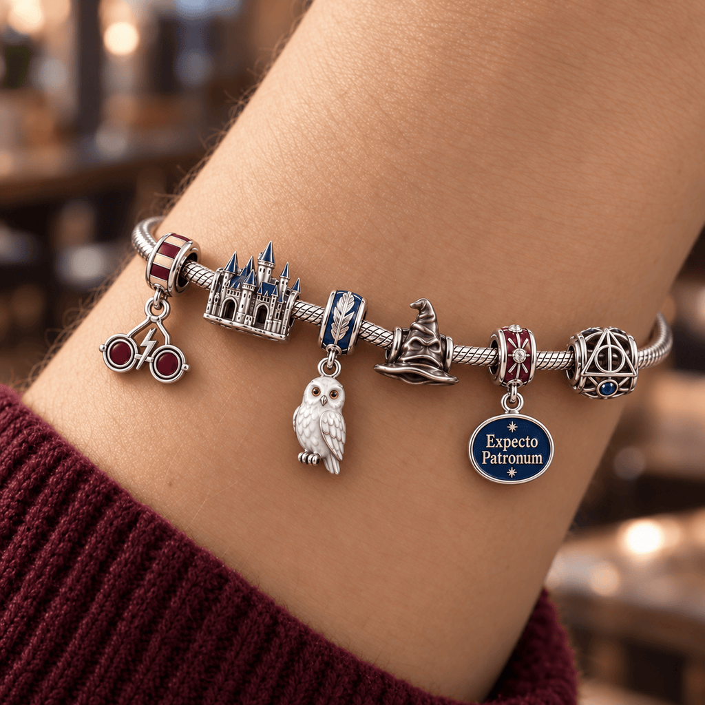 HRP Silver Charm Bracelet Set HQH