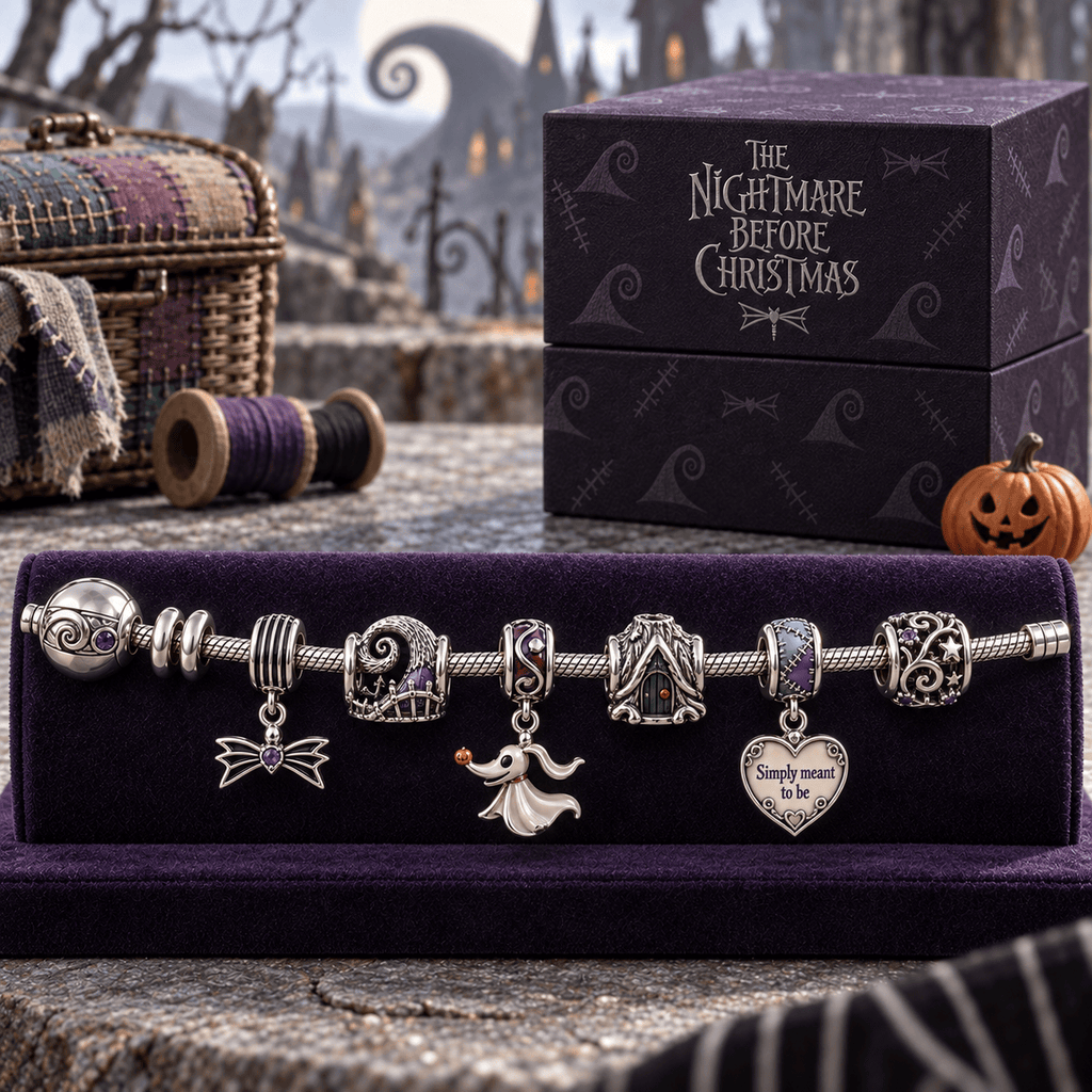 TNBC Silver Charm Bracelet Set HQH