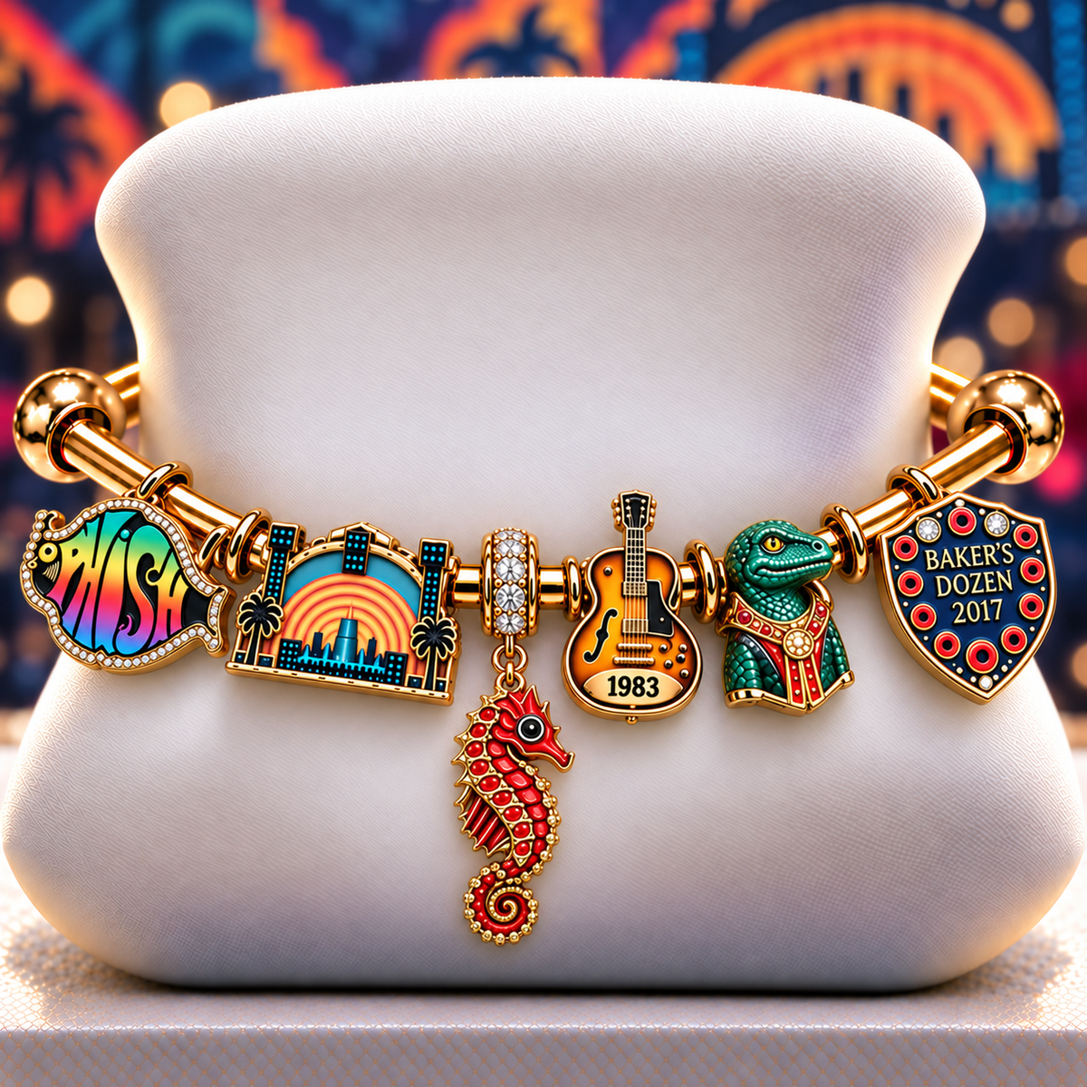 PIH Silver Charm Bracelet Set NTVA
