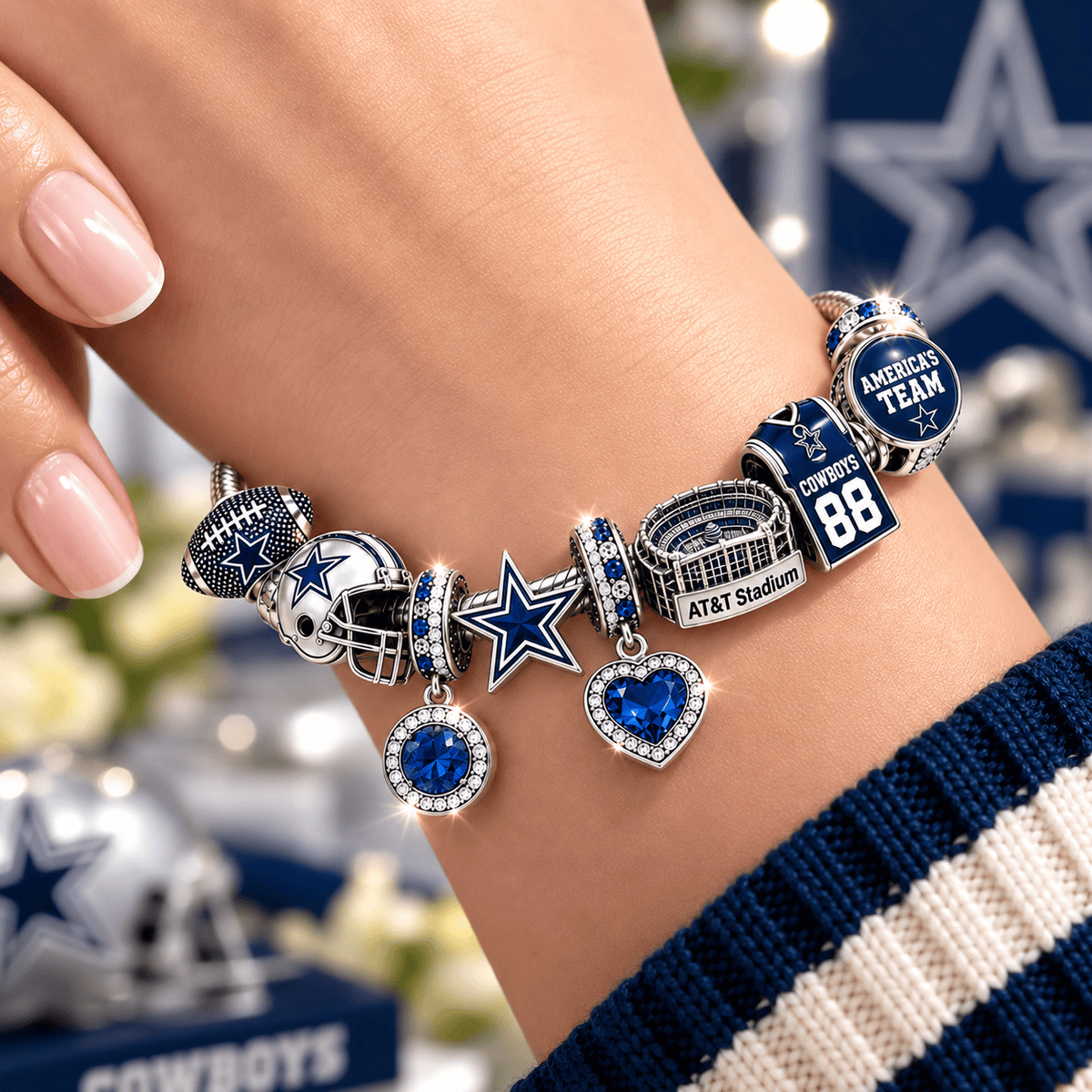 DLCB Silver Charm Bracelet Set BMD