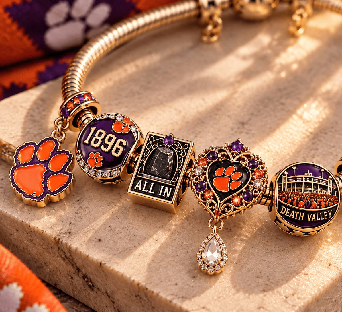 CLTB Gold Charm Bracelet Set TTN