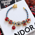 CGB Braided Leather Charm Bracelet Set VTH
