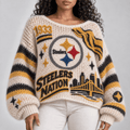 PBS Women’s Open-Knit Sweater NTKO