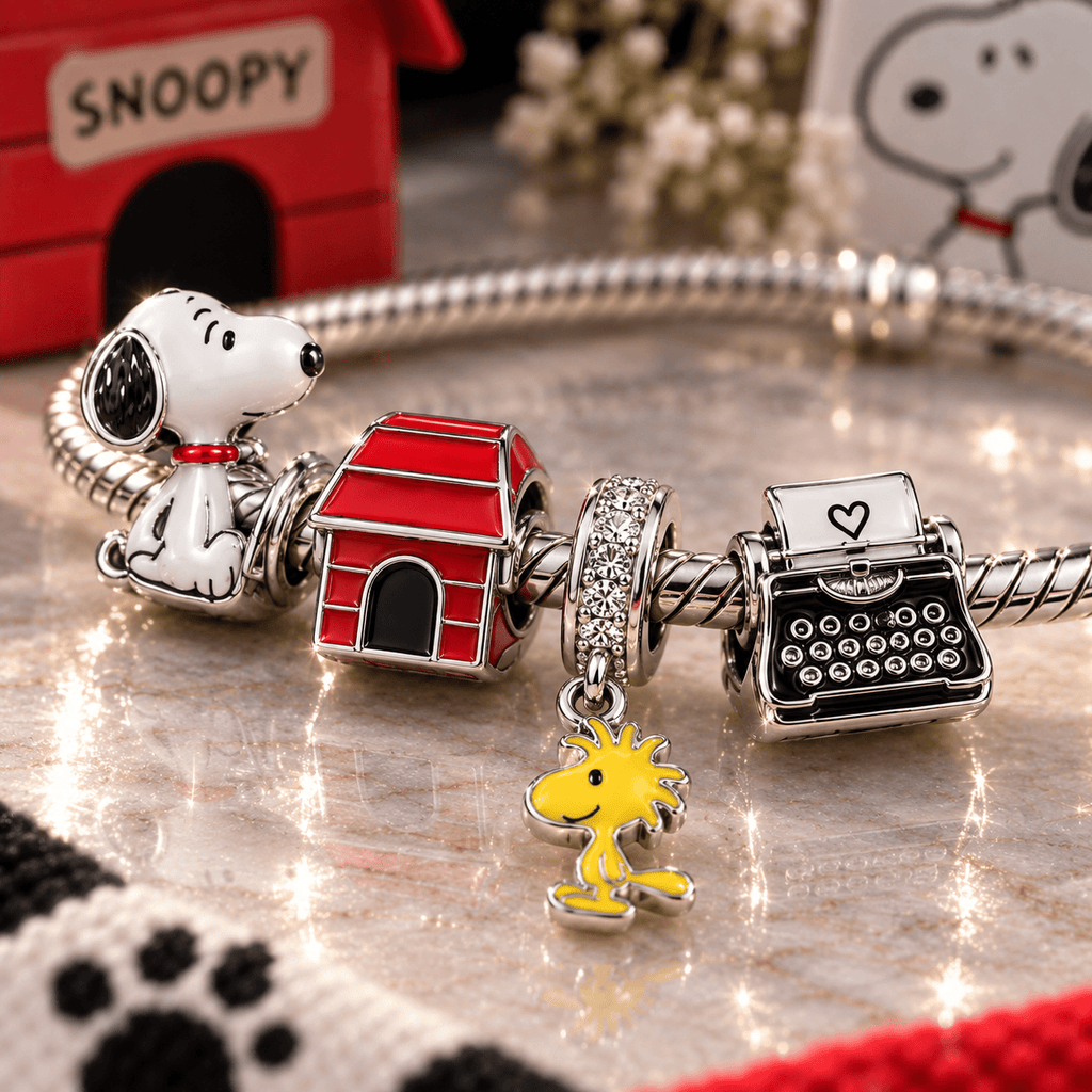 SPNY Silver Charm Bracelet Set VTH