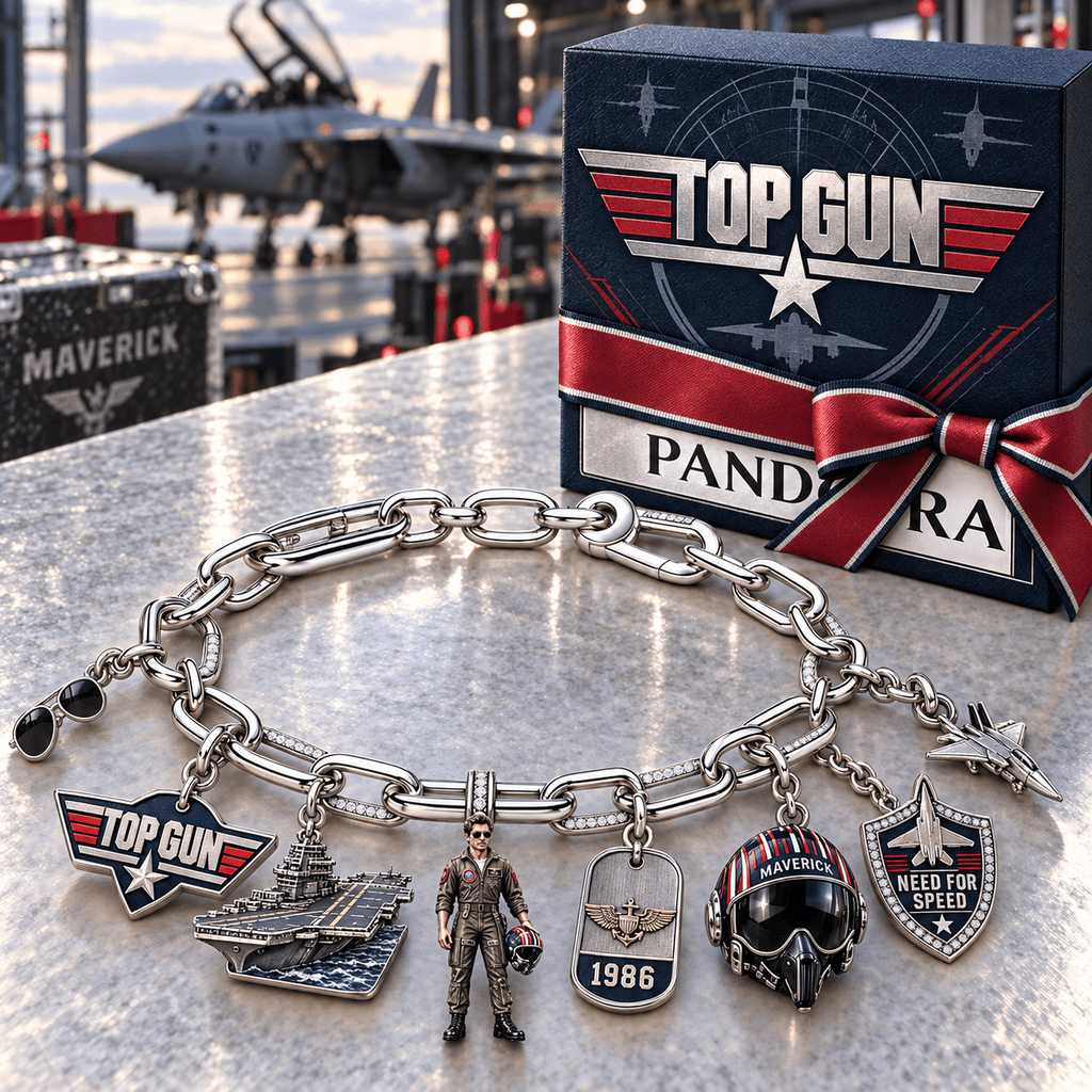 TG Silver Charm Bracelet Set NTVA