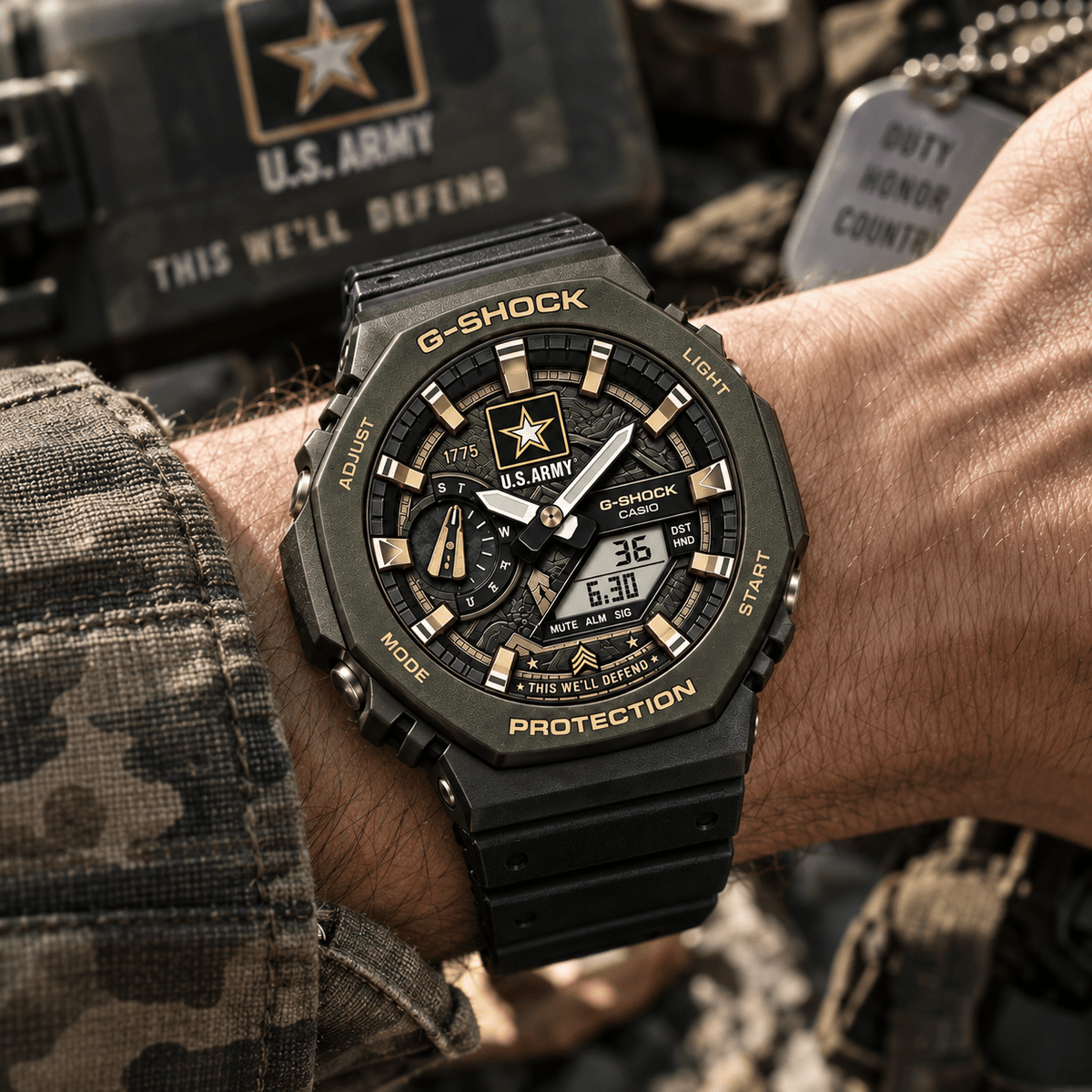 USAR Premium Dial Collector Watch LNTH